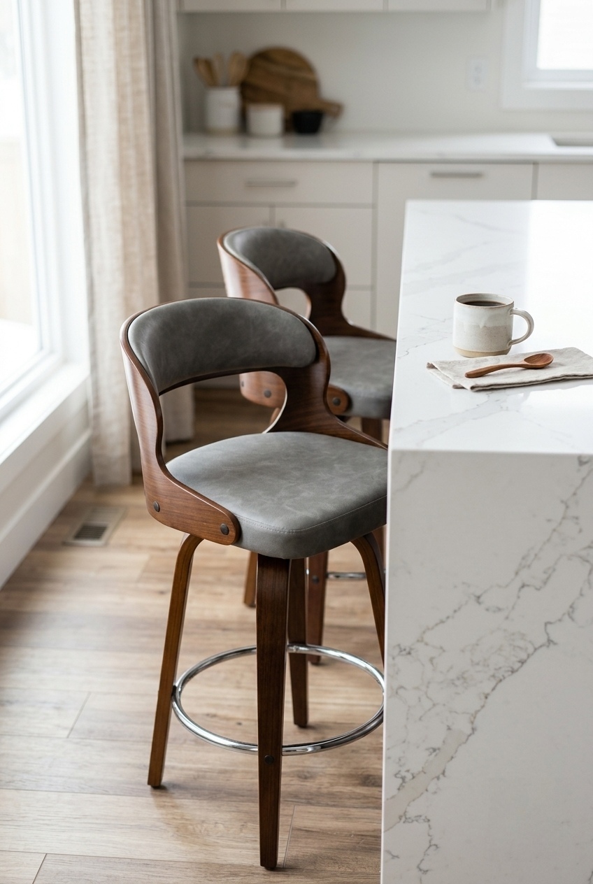 Wade Logan Carylon Swivel 26 Counter Stool Aebo2148