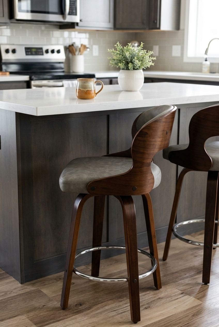 Wade Logan Carylon Swivel 26 Counter Stool Aebo2148