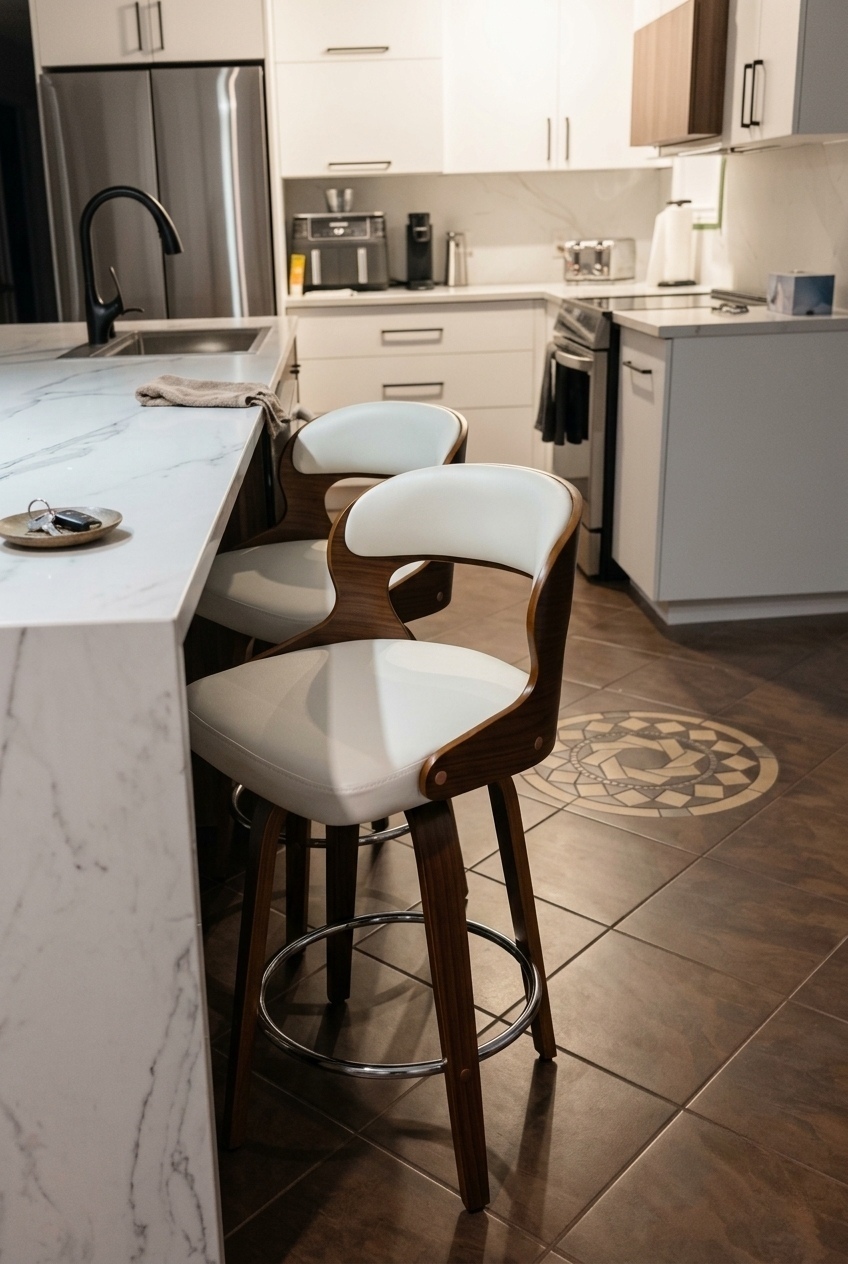 Wade Logan Carylon Swivel 26 Counter Stool Aebo2148