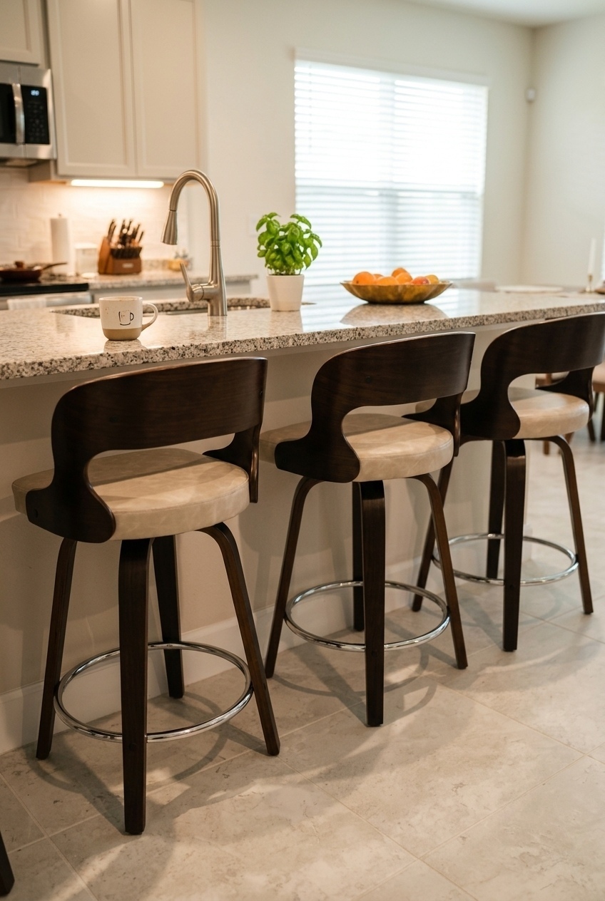 Wade Logan Carylon Swivel 26 Counter Stool Aebo2148