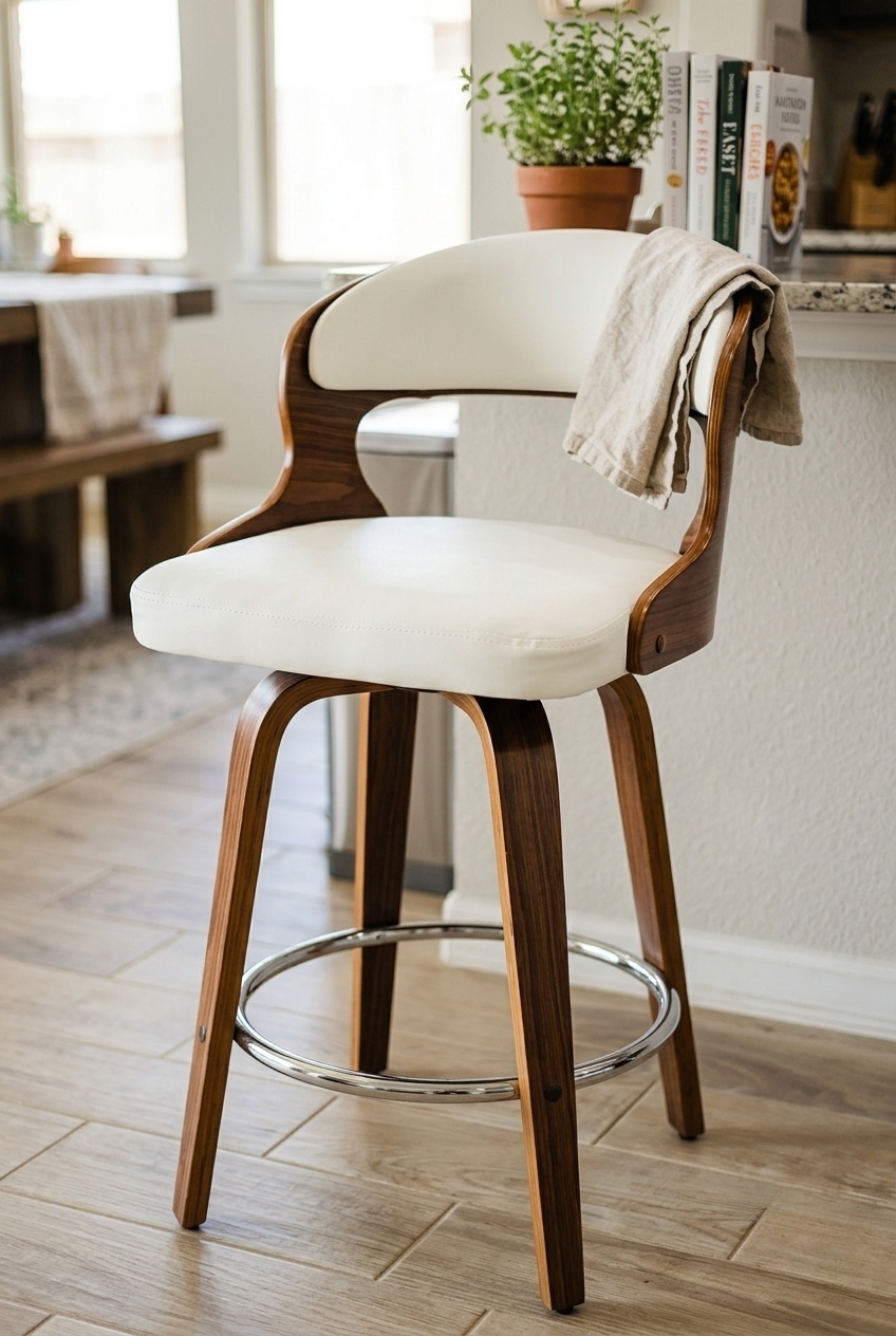 Wade Logan Carylon Swivel 26 Counter Stool Aebo2148