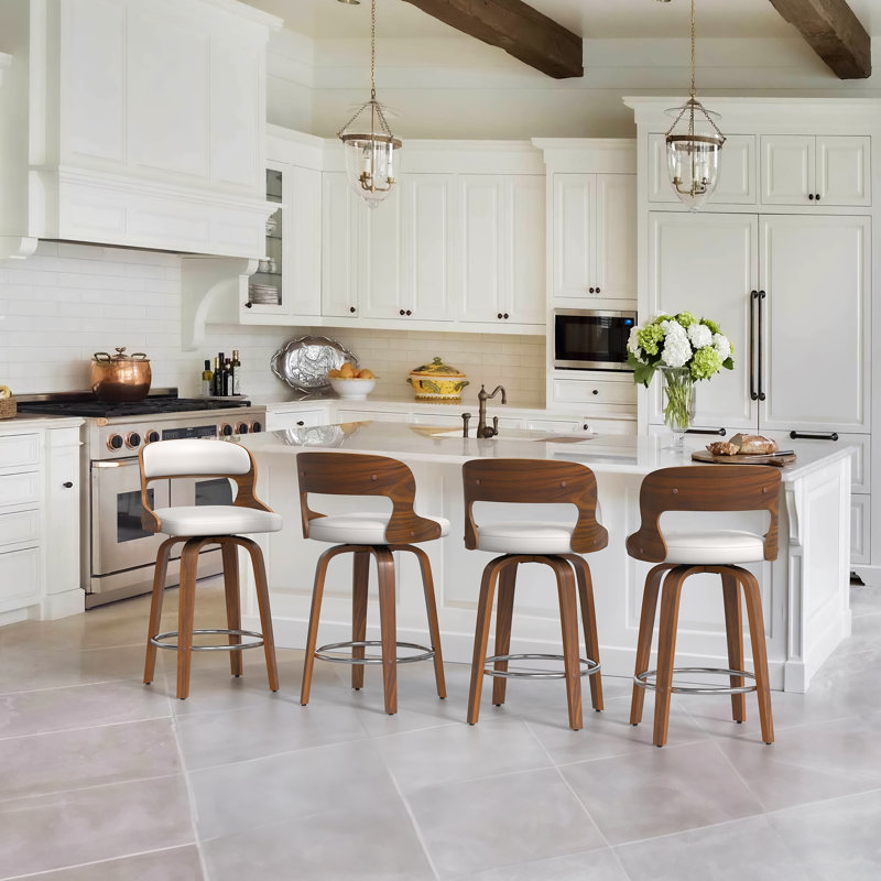 Wade Logan Carylon Swivel 26 Counter Stool Aebo2148