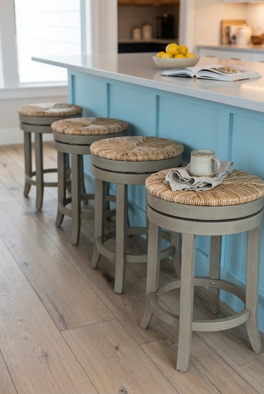 Red Barrel Studio Tamasin Swivel Bar Counter Stool W002839603
