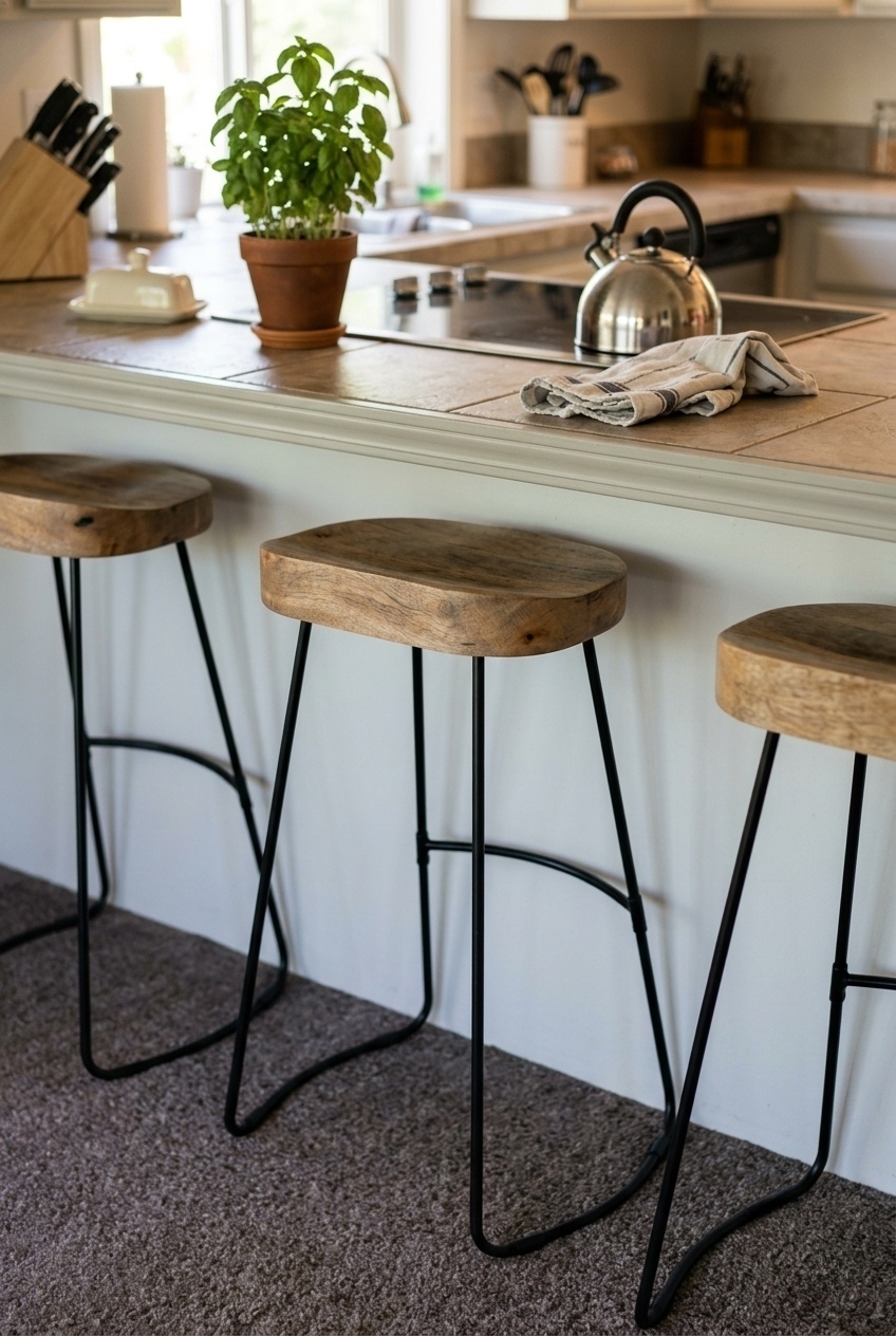 The Effortless Charm of Saddle Style Seating for Your Kitchen