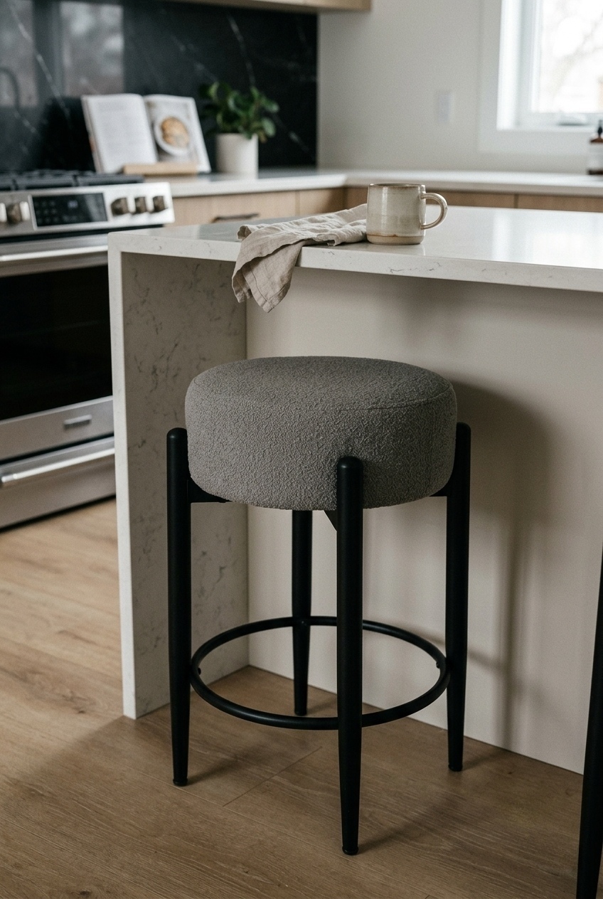 Cozy Up Your Kitchen: The Sherpa Seating Trend I Cannot Stop Thinking About
